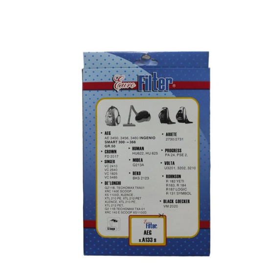 Πάνινες Σακούλες Ηλεκτρικής Σκούπας Aeg GR50