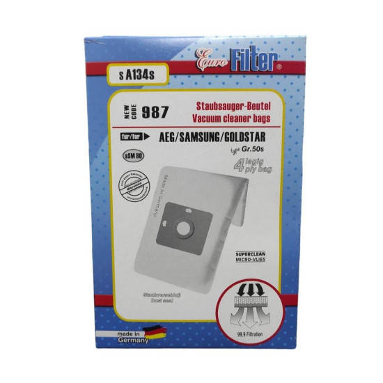 Πάνινες Σακούλες Ηλεκτρικής Σκούπας Aeg GR50S