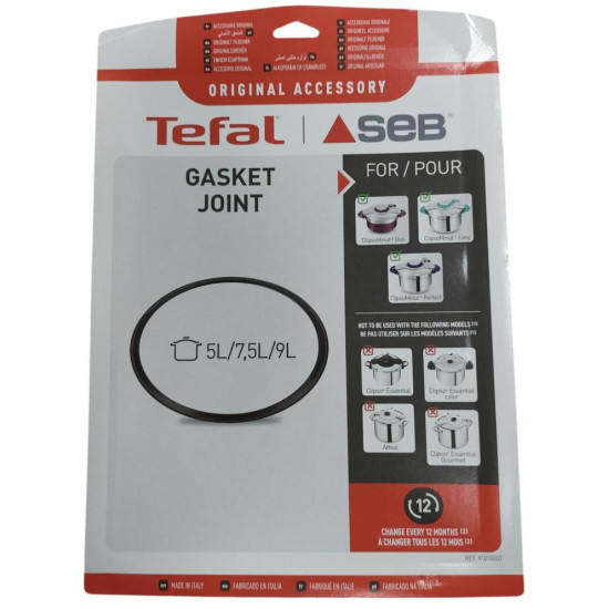 Λάστιχο Χύτρας Tefal Clipso Minut X1010007